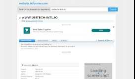 
							         usitech-intl.io - Website Informer - Informer Technologies, Inc.								  
							    