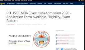 
							         USOL MBA Entrance and Admission 2019 – Exam Date, Application ...								  
							    