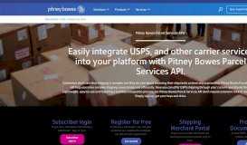 
							         USPS API | Pitney Bowes								  
							    