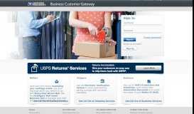 
							         USPS Business Customer Gateway								  
							    