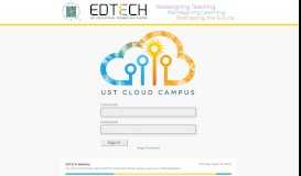 
							         UST Cloud Campus - Blackboard								  
							    