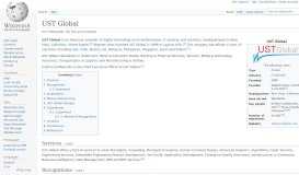 
							         UST Global - Wikipedia								  
							    