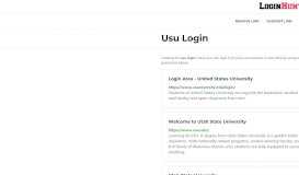 
							         Usu Login — One Click Access								  
							    