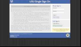
							         USU-SSO Authentication System								  
							    
