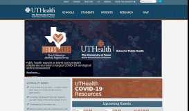 
							         UT Health Science Center at Houston - UTHealth								  
							    