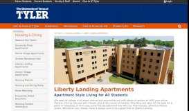 
							         UT Tyler Liberty Landing Student Apartments | The University of Texas ...								  
							    