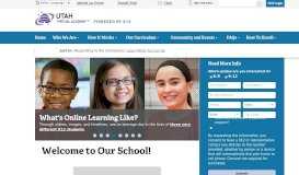 
							         Utah Virtual Academy | Welcome to Our School!								  
							    