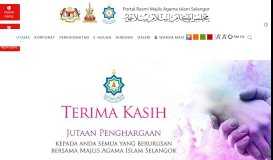 
							         Utama - Laman Web Rasmi Majlis Agama Islam Selangor (MAIS)								  
							    