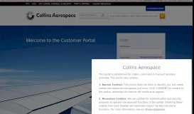 
							         UTC Aerospace Systems Customer Portal								  
							    