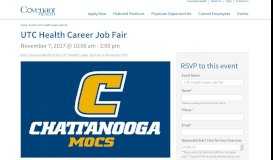 
							         UTC Health Career Job Fair | Covenant Health Employment Services								  
							    