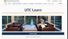 
							         UTC Learn Resources | The University of Tennessee at Chattanoooga								  
							    