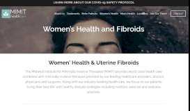 
							         Uterine Fibroids enlightened health care - MIMIT Health								  
							    