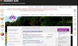 
							         Utilities Department | Ocoee, FL								  
							    