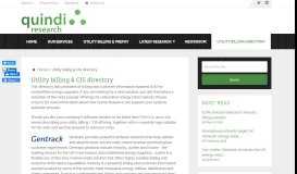 
							         Utility billing & CIS directory – Quindi Research Ltd								  
							    
