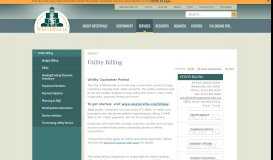 
							         Utility Billing | City of Westerville, OH								  
							    