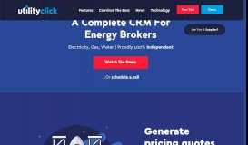 
							         UtilityClick - Cloud CRM Software for Energy Brokers								  
							    