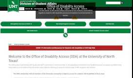 
							         Utilizing ODA Accommodations | Office of Disability Access								  
							    