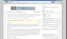 
							         Utopia documents: linking scholarly literature with research data - NCBI								  
							    