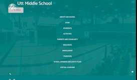 
							         Utt Middle School Home Page - Tustin Unified School District								  
							    