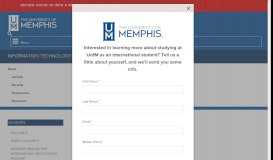 
							         UUID The University of Memphis								  
							    