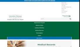 
							         UVM Health Network - CVPH - Medical Records - Cvph.org								  
							    