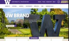 
							         UW Brand - University of Washington								  
							    