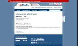 
							         UW Health Specialty Clinic - Sauk Prairie - Optometry | UW Health ...								  
							    