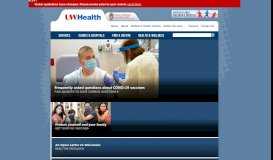 
							         UW Health | UW Hospital and Clinics, Madison, Wisconsin								  
							    