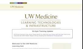 
							         UW Medicine Learning Hub								  
							    