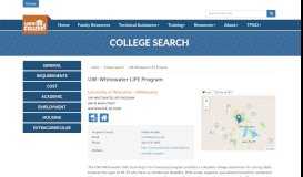 
							         UW-Whitewater LIFE Program | Think College								  
							    
