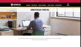 
							         UWaterloo Portal | UWaterloo Portal | University of Waterloo								  
							    