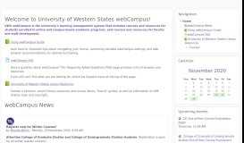 
							         UWS webCampus								  
							    