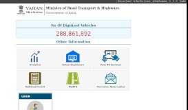 
							         || V A H A N | National Register e-Services | Ministry of Road Transport ...								  
							    