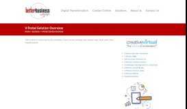 
							         V-Portal Solution Overview - Better Business by Design								  
							    