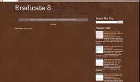 
							         V9 Portal Site Removal Guide - Eradicate 8								  
							    