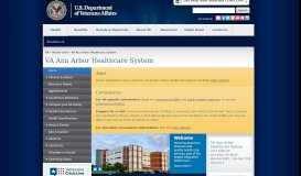 
							         VA Ann Arbor Healthcare System								  
							    
