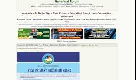 
							         Vacancies At Delta State Post Primary Education Board - Jobs ...								  
							    