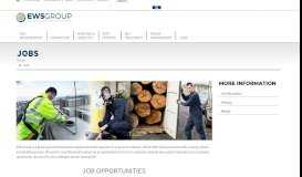 
							         Vacancies - EWS Group - United Kingdom								  
							    