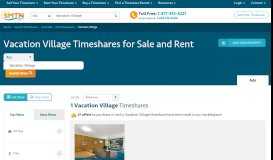 
							         Vacation Village Timeshare Resales | Search Timeshares for Sale								  
							    