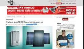 
							         Vaillant auroPOWER napelemes rendszer - VGF szaklap								  
							    