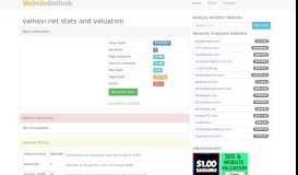 
							         Vainavi : Website stats and valuation								  
							    