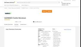 
							         VAIRKKO Suite Reviews & Ratings | 2020 | Software Advice								  
							    