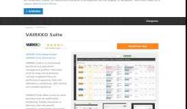 
							         VAIRKKO Suite Software 2020 – Reviews, Preise & Live-Demos								  
							    