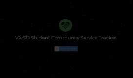 
							         VAISD Student Community Service Tracker - Van Alstyne ISD								  
							    