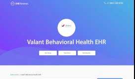 
							         Valant Behavioral Health EHR - 2019 Reviews & Demo - ehrreviews ...								  
							    