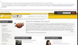 
							         Valdosta City School District - Frontline Recruitment - Applitrack.com								  
							    