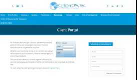 
							         Valencia, CA Accounting Firm | Client Portal Page | Carlson & Smith LLP								  
							    