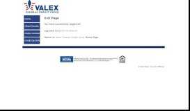 
							         Valex Federal Credit Union								  
							    