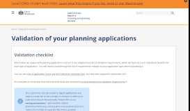 
							         Validation of your planning applications | Westminster City Council								  
							    