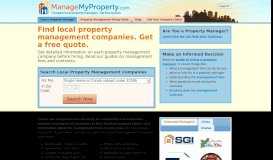 
							         Valley Income Properties - Property Management Companies								  
							    